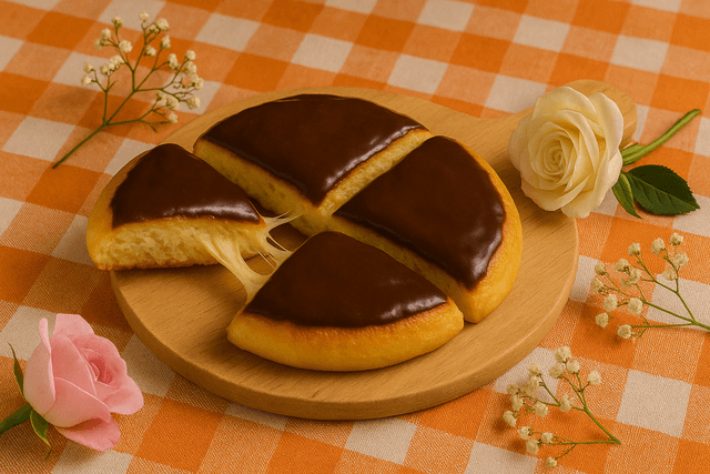 Chef preparing artisanal potato cheese bread