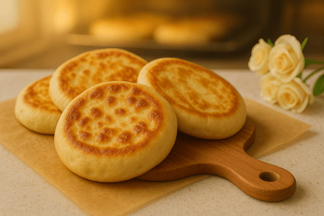 Freshly baked potato cheese bread